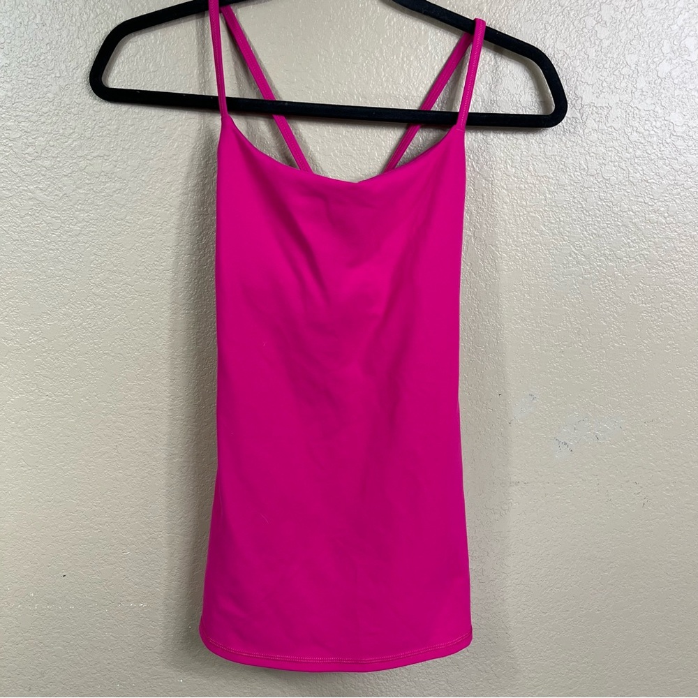 Lululemon Dancing Warrior Pink Strappy Back Tank Top - Picture 3 of 6